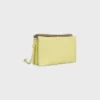 Trio Flap in glad lamsleer