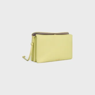 Trio Flap in glad lamsleer
