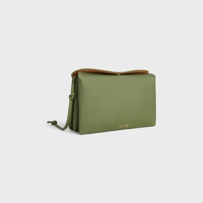 Trio Flap in glad lamsleer