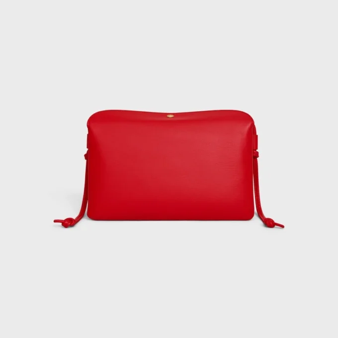 Trio Flap in glad lamsleer