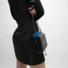 Trio Flap in glad lamsleer