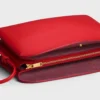 Trio Flap in glad lamsleer