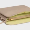 Trio Flap in glad lamsleer