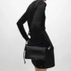 Trio Flap in glad lamsleer