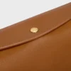 Trio Flap in glad lamsleer