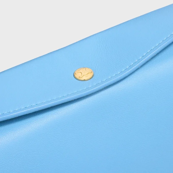 Trio Flap in glad lamsleer