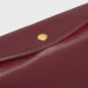 Trio Flap in glad lamsleer
