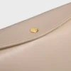 Trio Flap in glad lamsleer