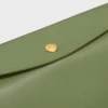 Trio Flap in glad lamsleer