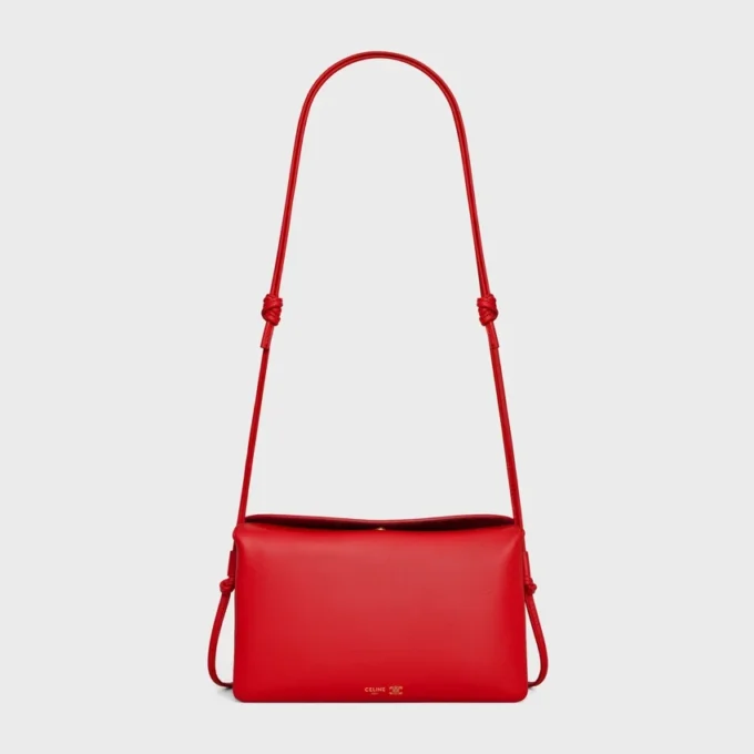 Trio Flap in glad lamsleer