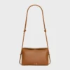 Trio Flap in glad lamsleer