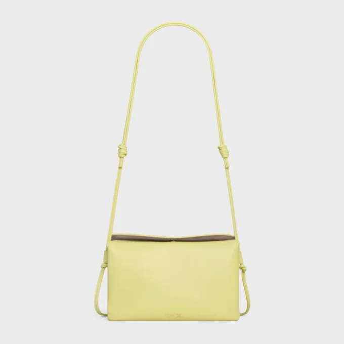 Trio Flap in glad lamsleer