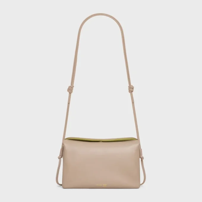 Trio Flap in glad lamsleer
