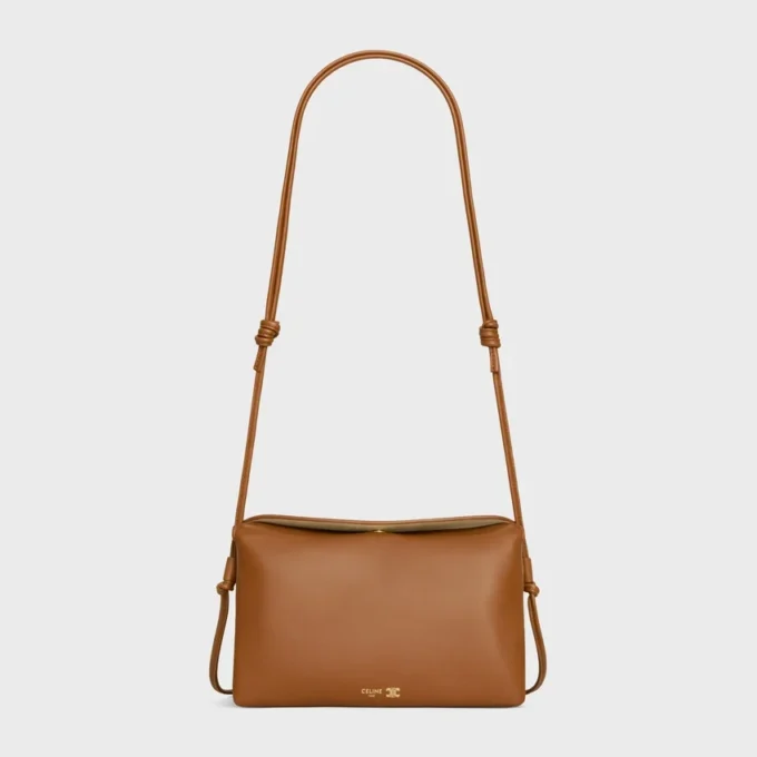 Trio Flap in glad lamsleer