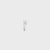 Triomphe asymmetrische ring van messing met rhodiumafwerking