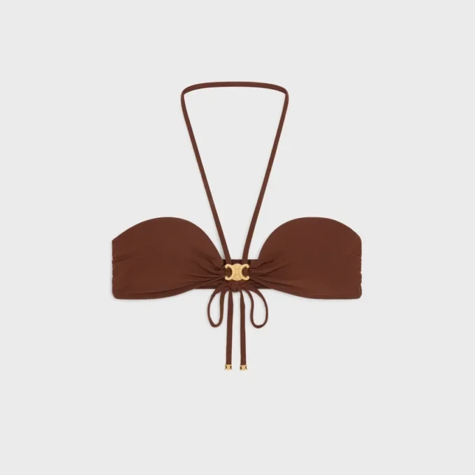 Triomphe balconette-top in mat jersey
