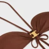 Triomphe balconette-top in mat jersey