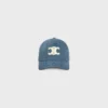 Triomphe-baseballpet in denim Union Wash