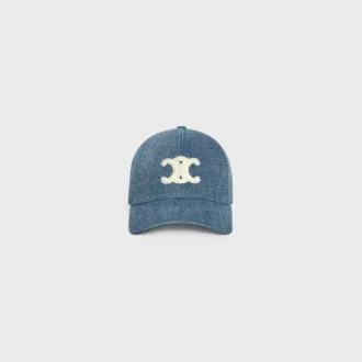 Triomphe-baseballpet in denim Union Wash