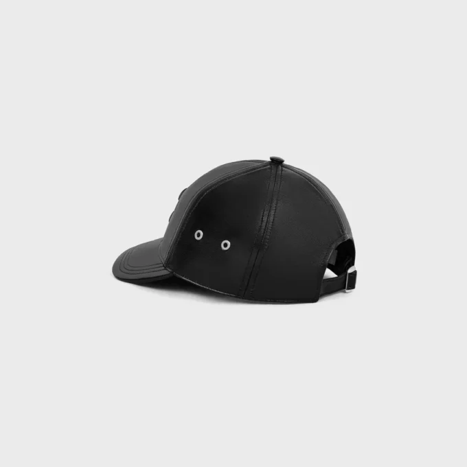 Triomphe-baseballpet van lamsleer