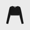 Triomphe Crop Top van sportieve viscose
