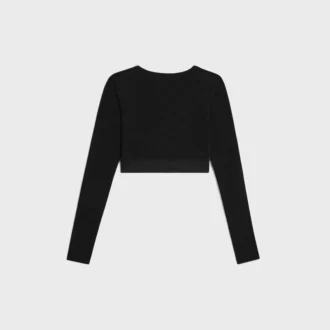 Triomphe Crop Top van sportieve viscose