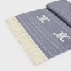 Triomphe Fouta van gestreept katoen