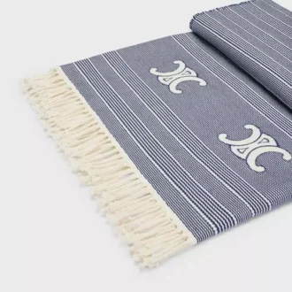 Triomphe Fouta van gestreept katoen