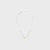Triomphe hangende ketting van messing met gouden afwerking
