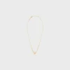 Triomphe hangende ketting van messing met gouden afwerking