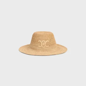 Triomphe-hoed van raffia