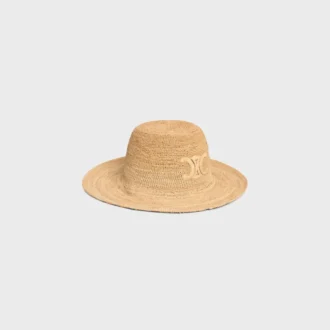 Triomphe-hoed van raffia