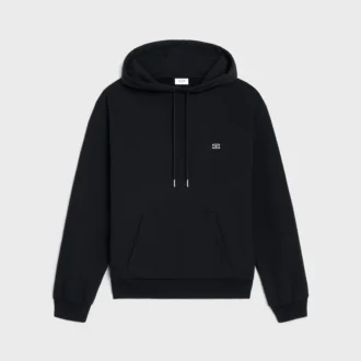 Triomphe losse hoodie van kasjmier en katoen