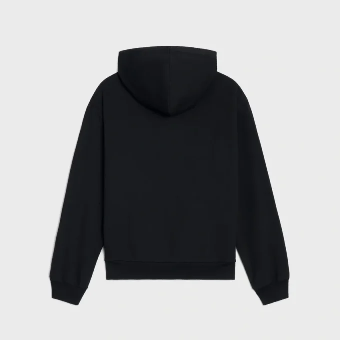 Triomphe losse hoodie van kasjmier en katoen