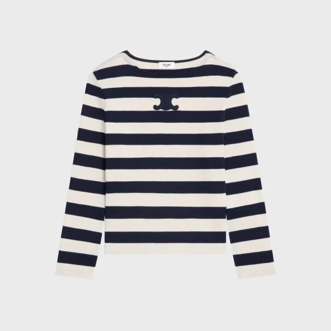 Triomphe Mariniare T-shirt van katoenen jersey