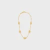 Triomphe Mini Triomphe-armband van messing met gouden afwerking