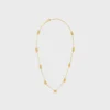 Triomphe Mini Triomphe ketting van messing met gouden afwerking Triomphe Mini Triomphe ketting van messing met gouden afwerking