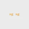 Triomphe-oorstokjes met strass en messing met gouden afwerking