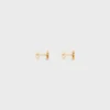 Triomphe-oorstokjes met strass en messing met gouden afwerking