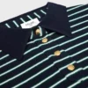 Triomphe-polo van gestreept jersey