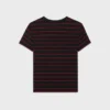 Triomphe Regular T-shirt van gestreept jersey