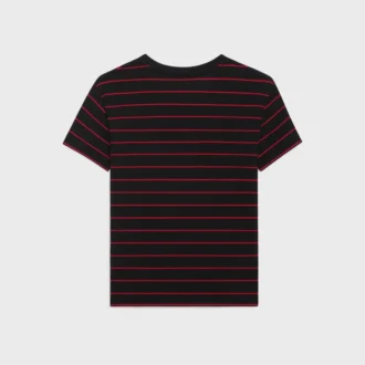 Triomphe Regular T-shirt van gestreept jersey