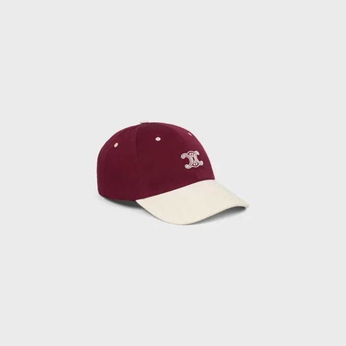 Triomphe Richelieu-pet van katoenen twill