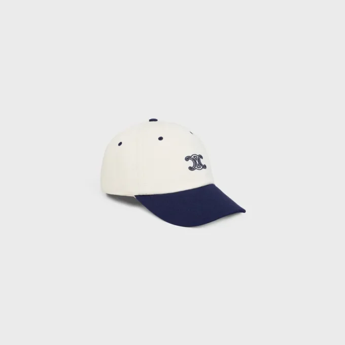 Triomphe Richelieu-pet van katoenen twill