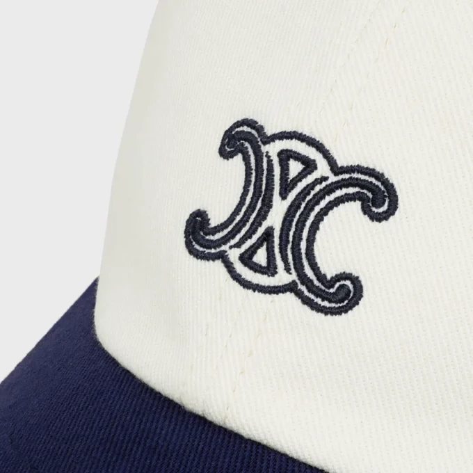 Triomphe Richelieu-pet van katoenen twill
