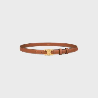 Triomphe-riem 18 mm van natuurlijk kalfsleer