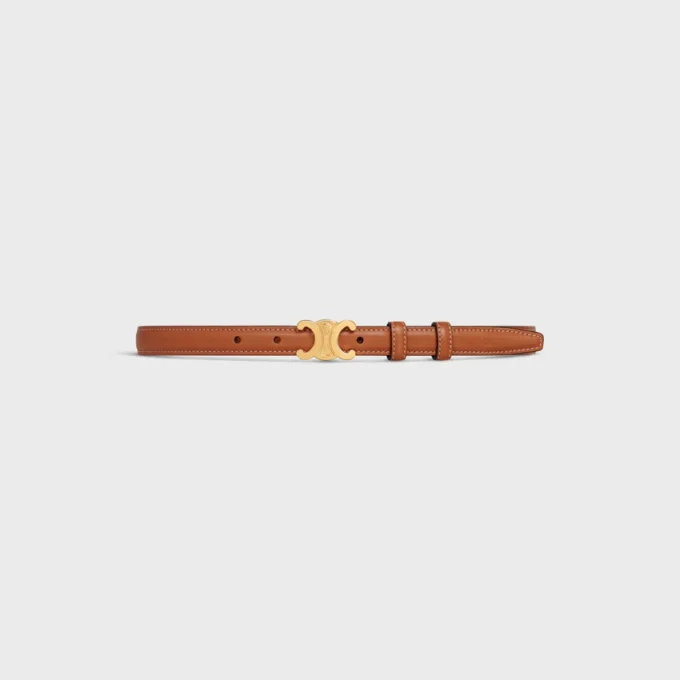Triomphe-riem 18 mm van natuurlijk kalfsleer