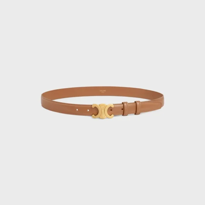 Triomphe-riem 25 mm  in Taurillon-leer