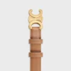Triomphe-riem 25 mm  in Taurillon-leer