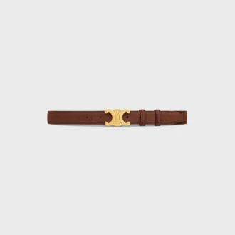 Triomphe-riem 25 mm van generfd nubuck kalfsleer